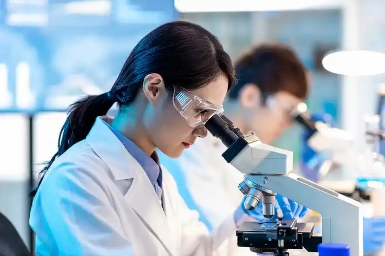 清洁能源气体工厂外景，现代化工业建筑，蓝天白云背景，绿色植被环绕，体现环保理念